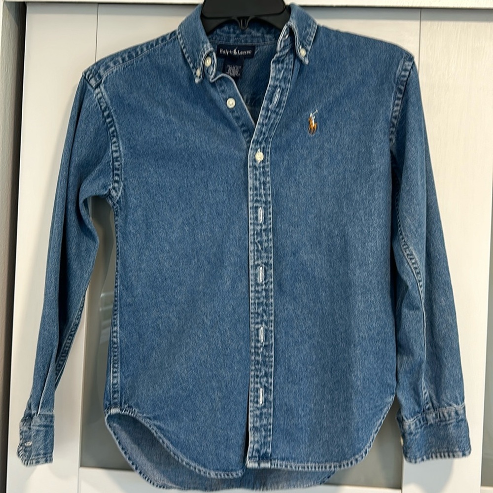 Ralph Lauren Size:Small boys denim shirt